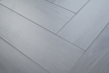 Cement Light Grey Herringbone Laminate Flooring 12mm By 120mm By 600mm