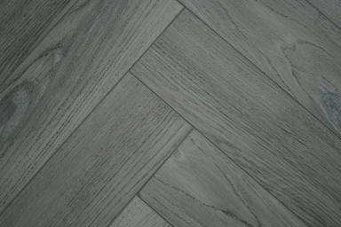 Cemento Grey Herringbone Laminate Flooring 12mm By 101mm By 606mm