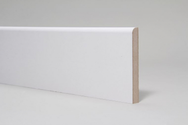 White MDF Pencil Round Skirting 15mm By 95mm By 2400mm AC353 1
