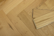 Natural Engineered Flooring Oak Herringbone Teva Brushed UV Matt Lacquered 13/4mm By 90mm By 600mm FL4042 7