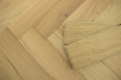 Natural Engineered Flooring Oak Herringbone Non Visible Brushed UV Lacquered 15/4mm By 125mm By 600mm FL3985