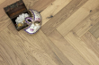 Natural Engineered Flooring Oak Herringbone Light Smoked Brushed UV Oiled 15/4mm By 125mm By 600mm FL3986 6