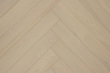 Natural Engineered Flooring Oak Herringbone Pearl Brushed UV Lacquered 15/4mm By 90mm By 600mm FL2915 12