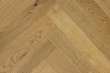 Natural Engineered Flooring Oak Herringbone Scotch W Brushed UV Matt Lacquered 13/4mm By 90mm By 600mm FL4041 14