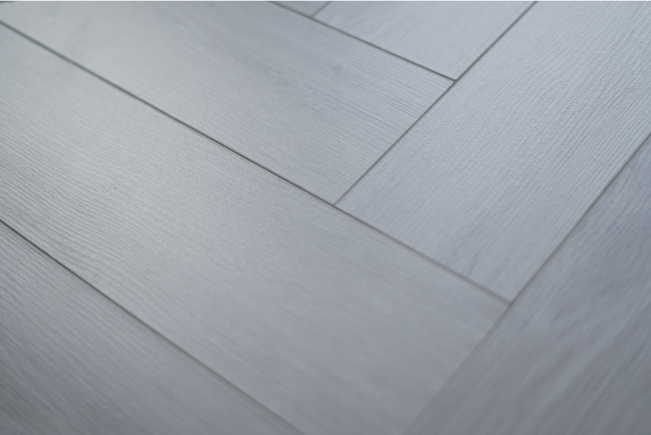 Cement Light Grey Herringbone Laminate Flooring 12mm By 120mm By 600mm LM081 3