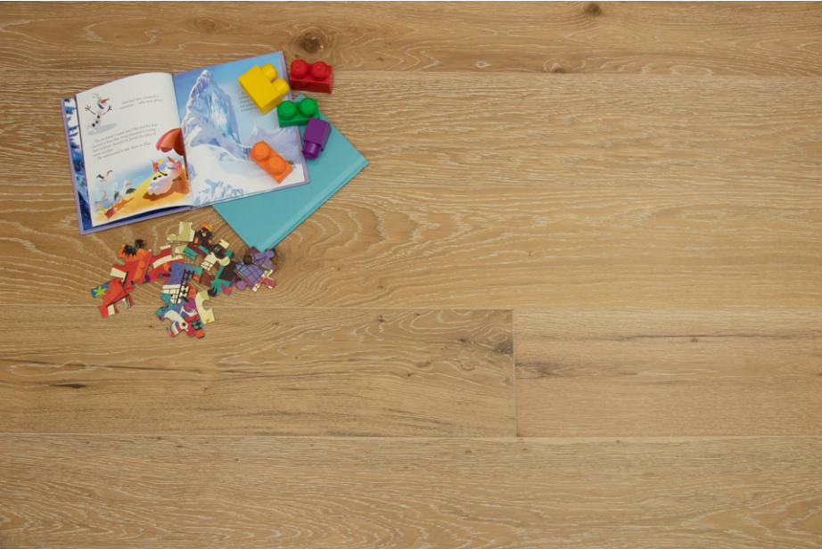 Natural Engineered Flooring Oak Click White Wash Brushed UV Lacquered 14/3mm By 190mm By 1900mm FL3893 4
